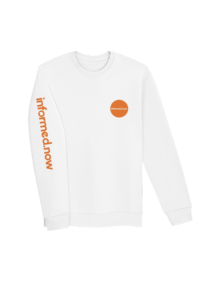 informed.now Eco Sweatshirt (White) product image (1)