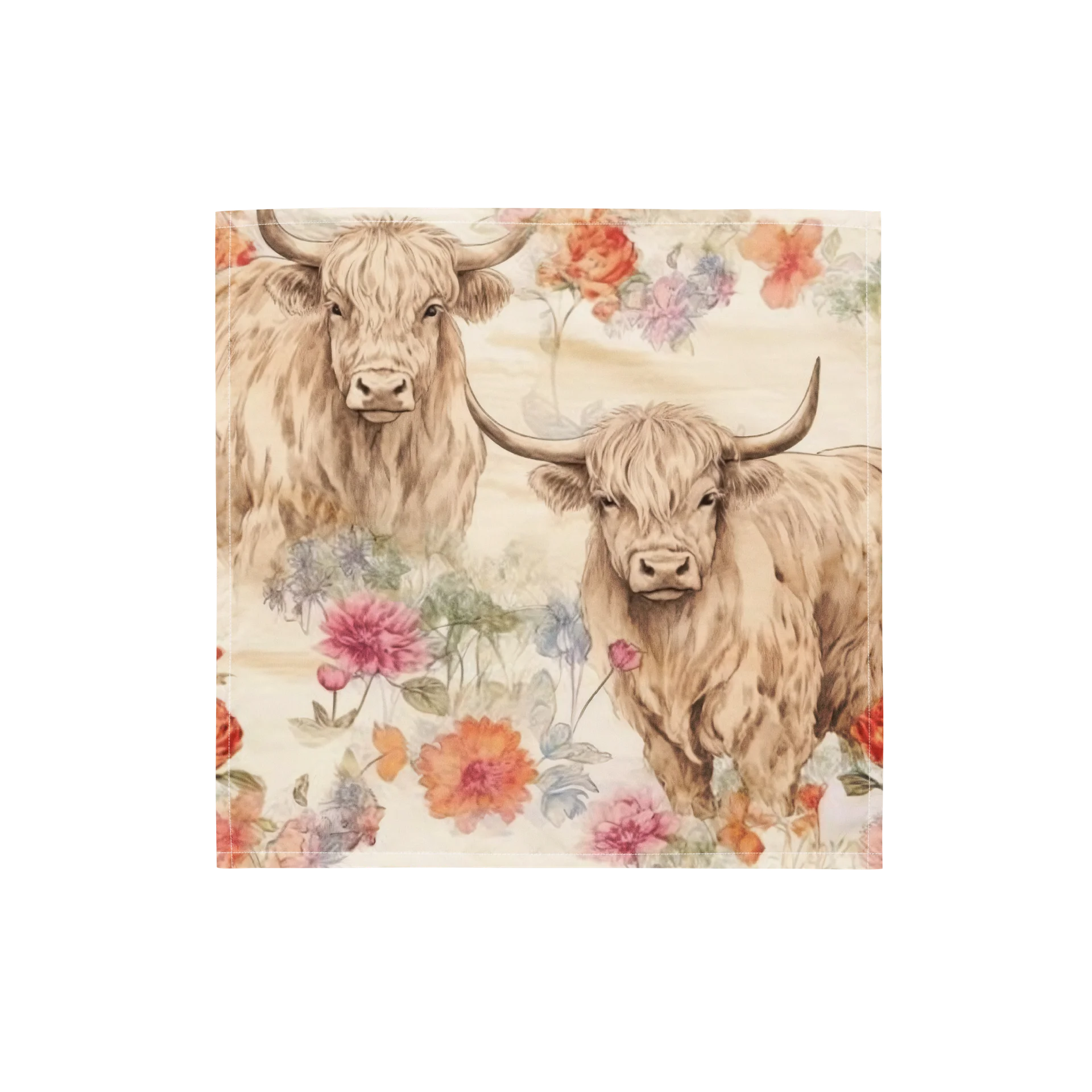 Highland Cows Bandana product image (1)