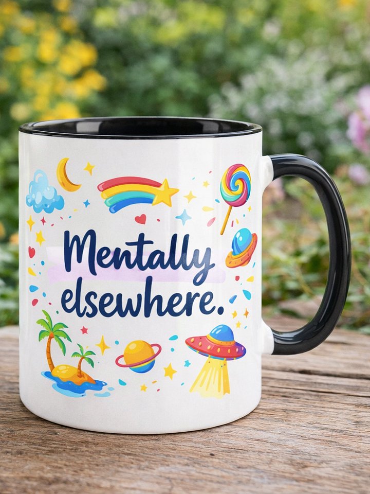 Mentally Elsewhere Ceramic Mug product image (1)