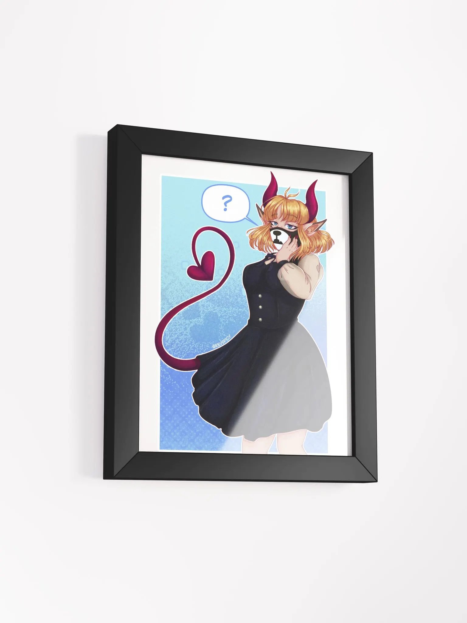 Question Mark Framed Print product image (32)