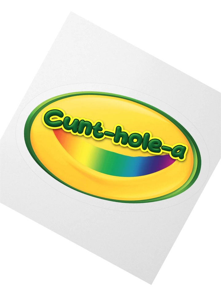 CUNT-HOLE-A STICKER (STICKER) product image (2)