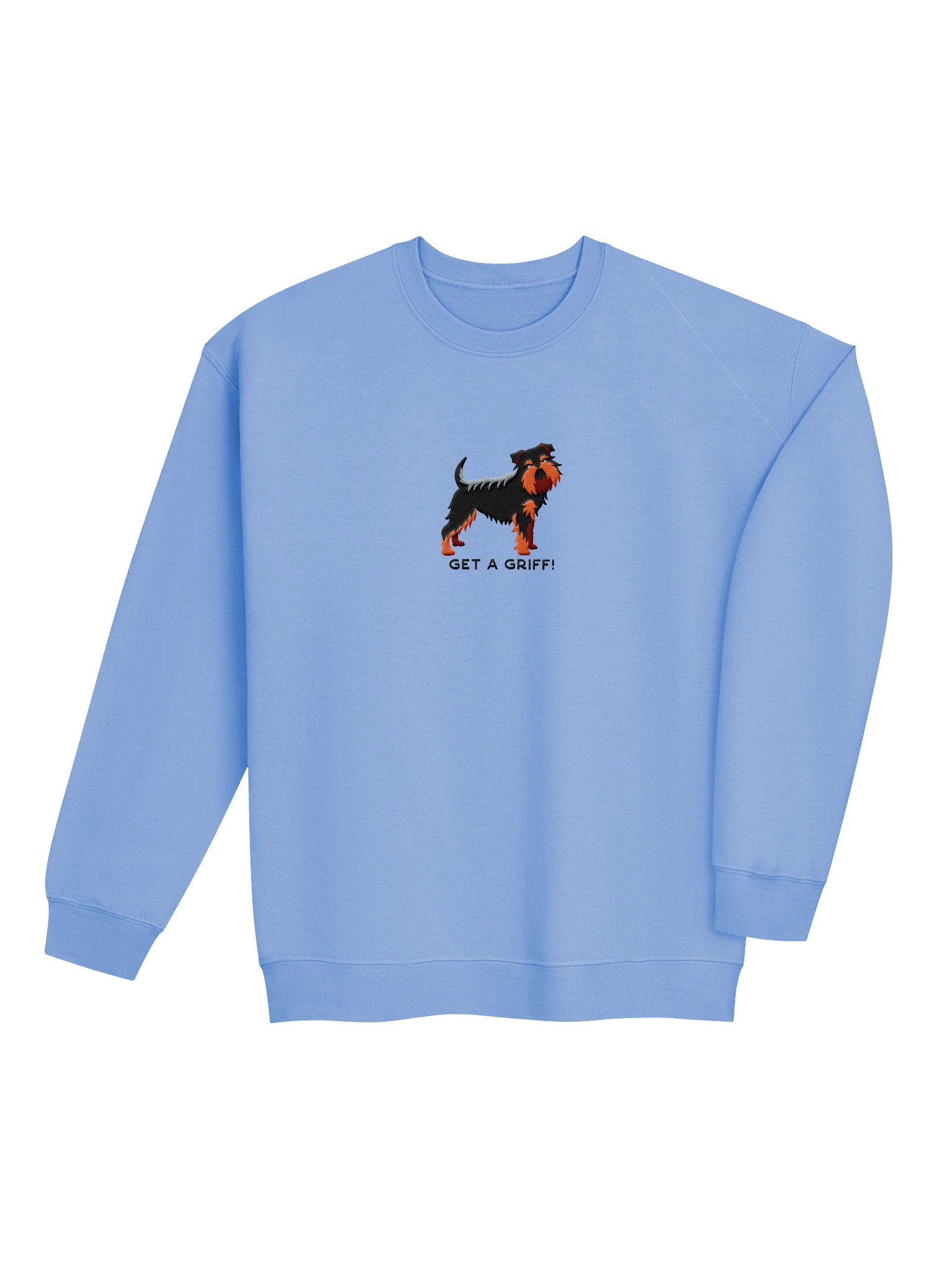 Get a Griff Sweatshirt (Embroidered) of a Brussels Griffon(Black & Tan) product image (7)