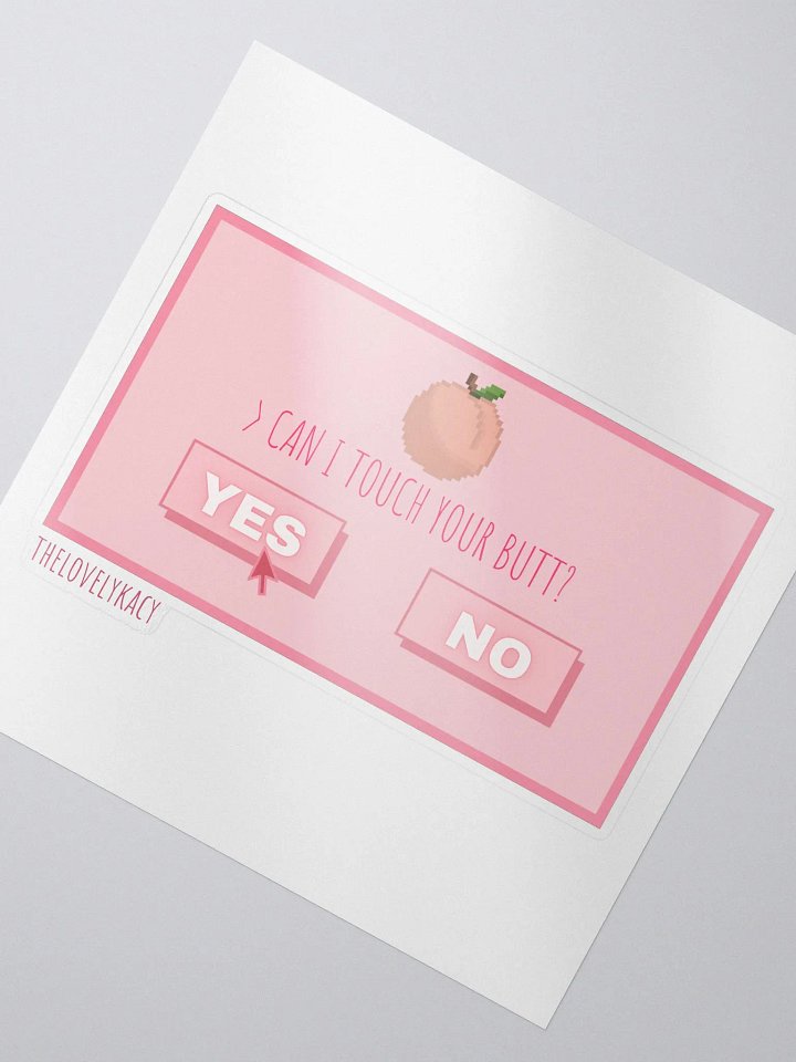What's Up Peach? Sticker product image (2)