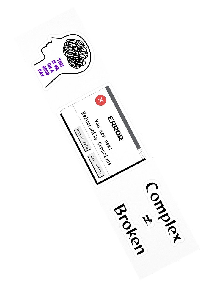 Sticker Sheet For Anyone With A Bad Day (Life) product image (2)