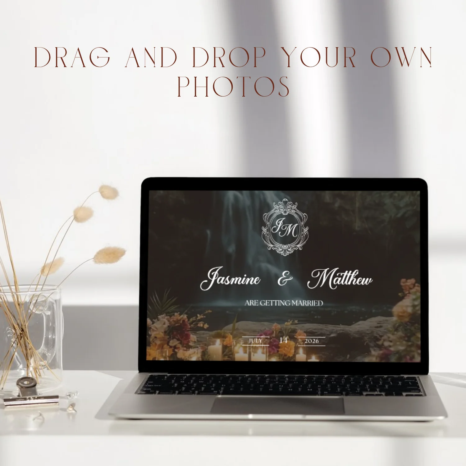 Wedding Website Template Canva | Vintage Wedding | Editable RSVP Site | Digital Invitation Website | Elegant Wedding Design product image (9)