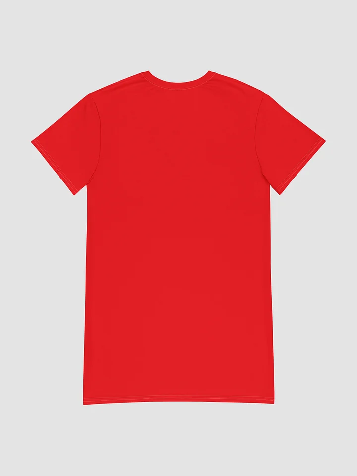 Hyper Bass Long T-Shirt Dress [Red] product image (2)