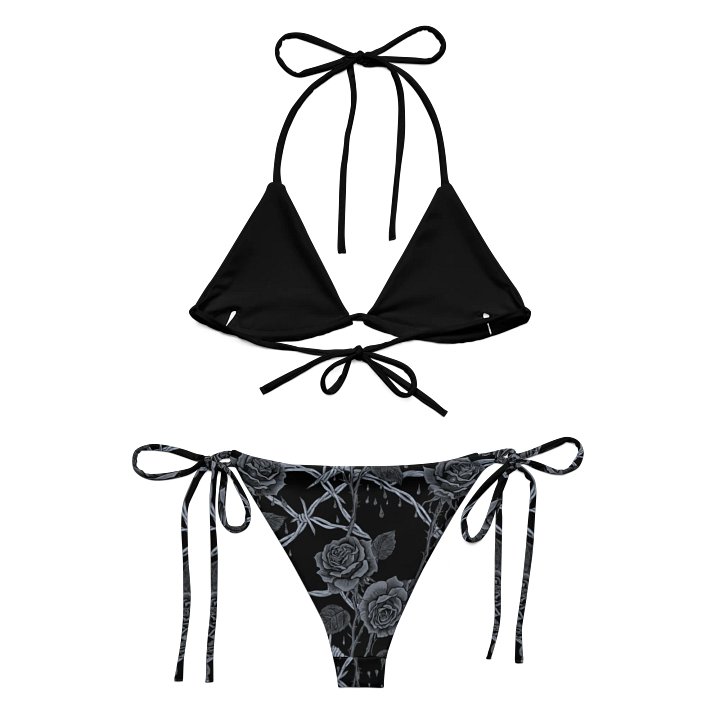 Barbed Wire & Roses String Bikini Set product image (2)