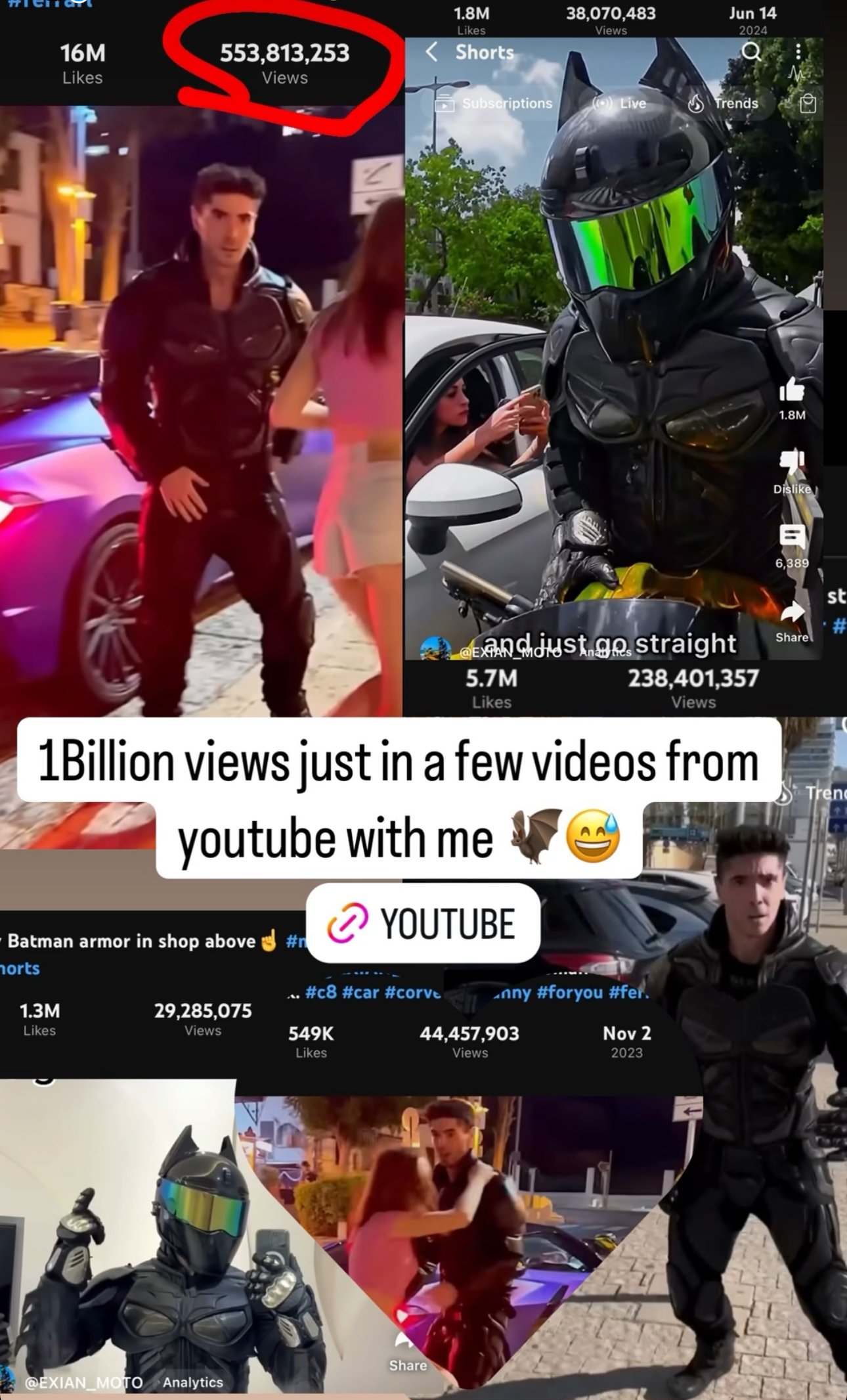 Personal video hello, B-day greeting from Batman Biker! product image (3)