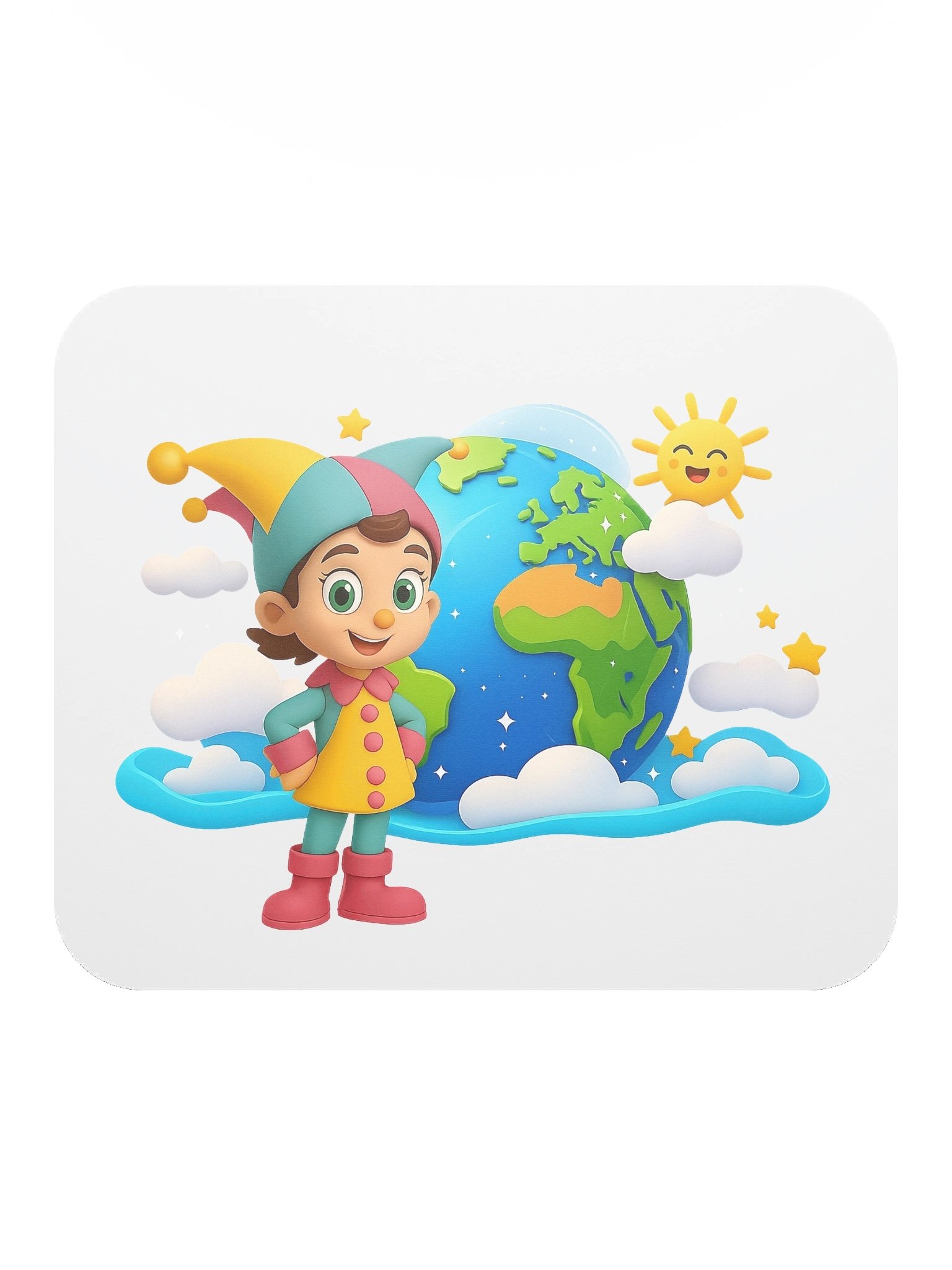 🌍 JessyJesty Earth Classic Mouse Pad – Eco-Inspired Style for Your Workspace product image (2)
