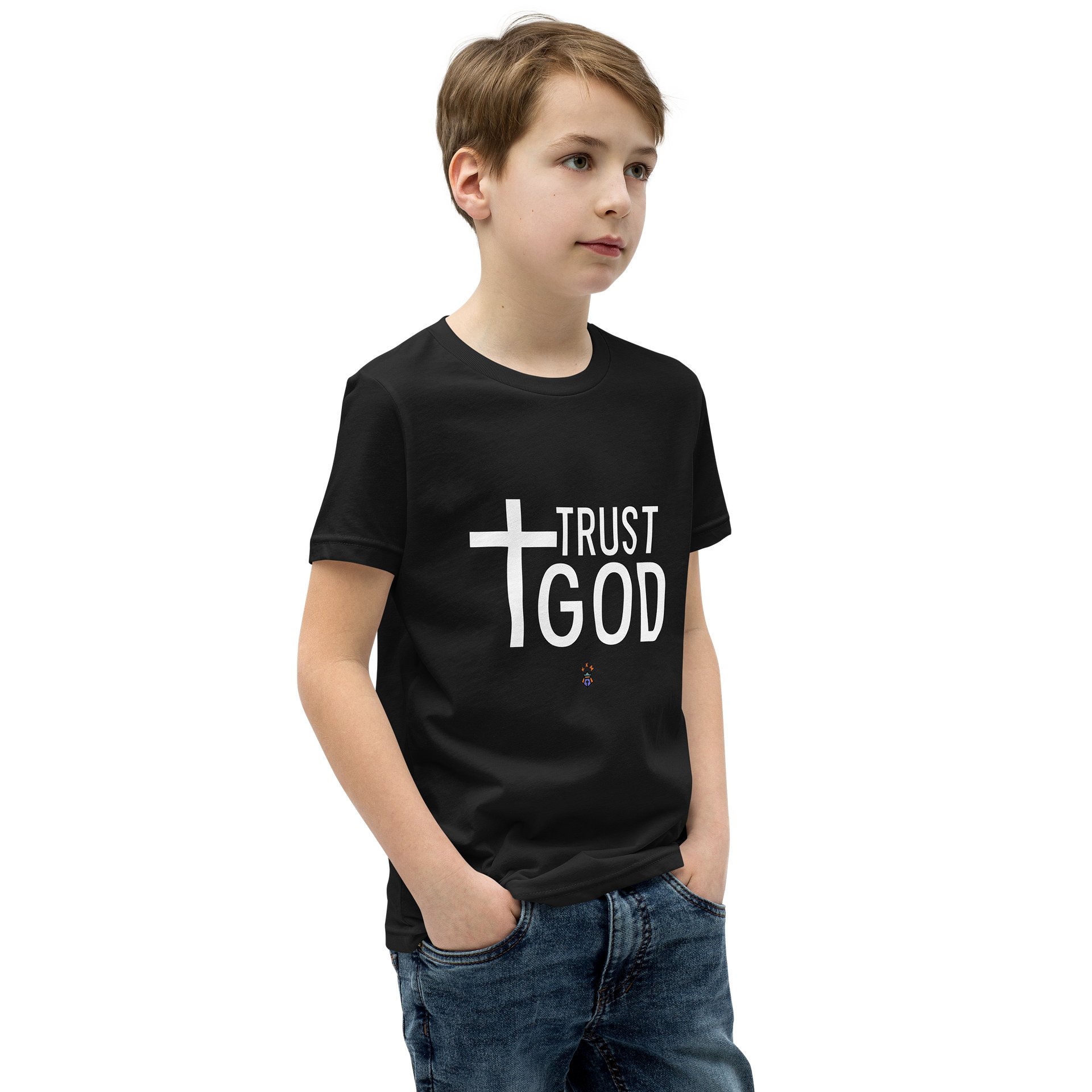 Kids - Trust God with Cross T-shirt product image (5)