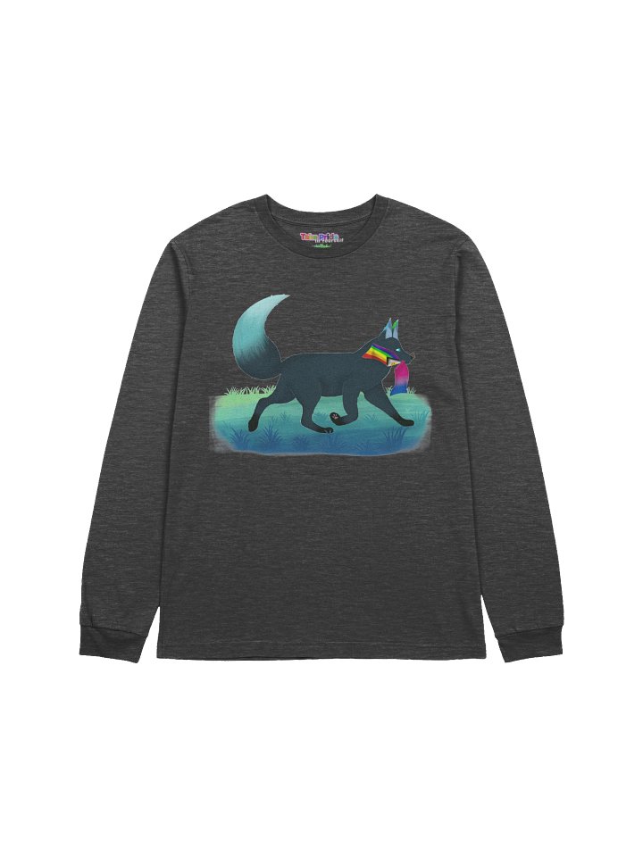 Pride Flags - Fox Pride Trot Printed Canvas Supersoft Long Sleeve T-Shirt product image (1)