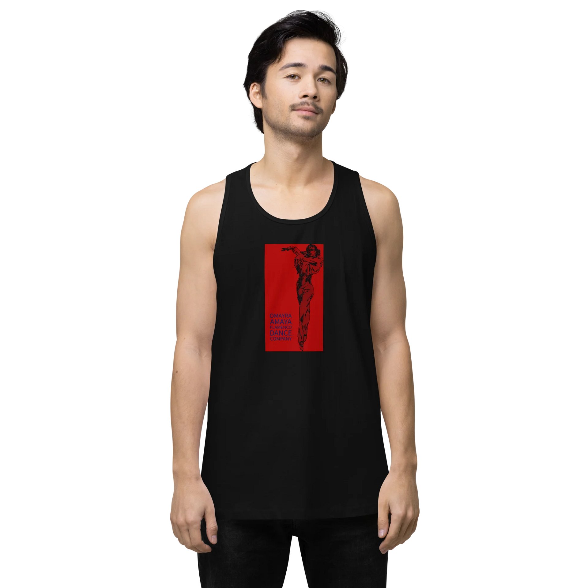 "Carmen" Unisex sleeveless T-Shirt - Red/Black product image (5)