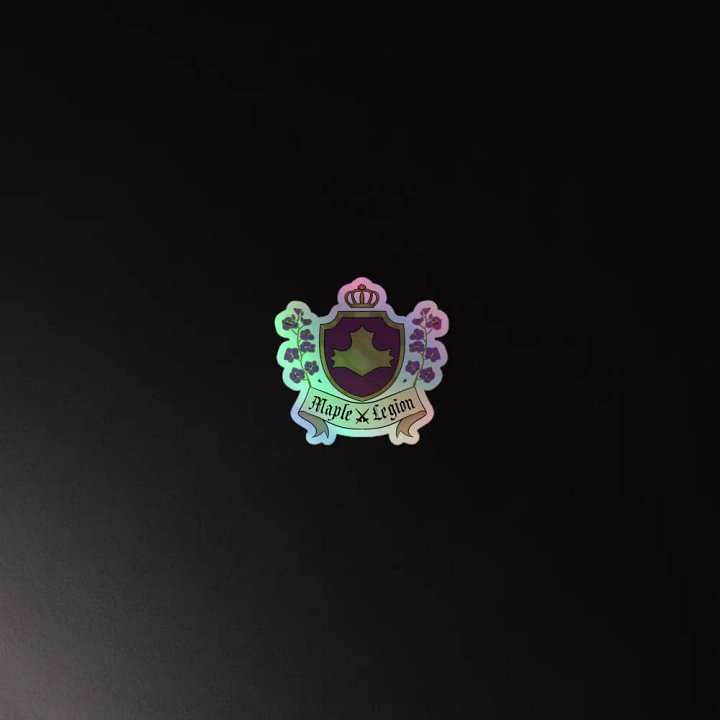 Maple Legion Holographic Sticker product image (4)
