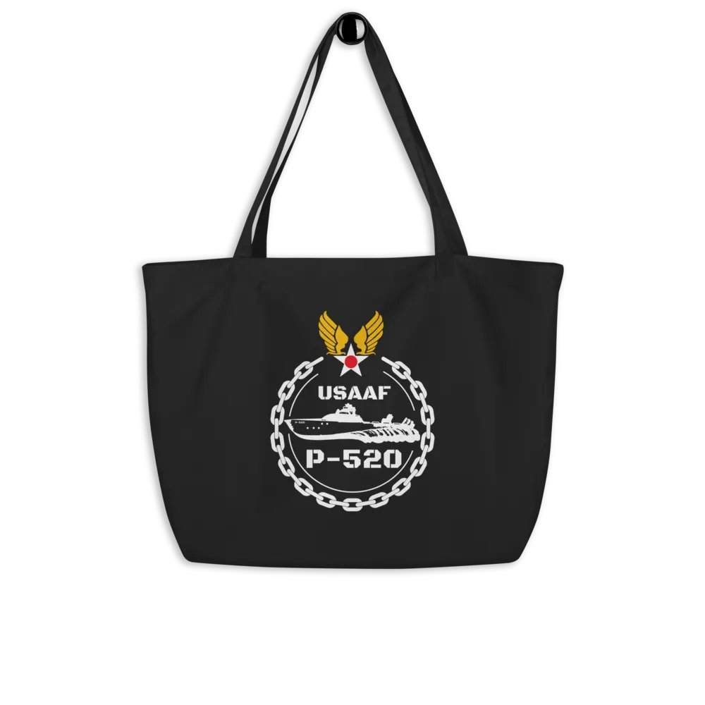 P-520 Crashboat Organic Cotton Twill Tote Bag product image (8)