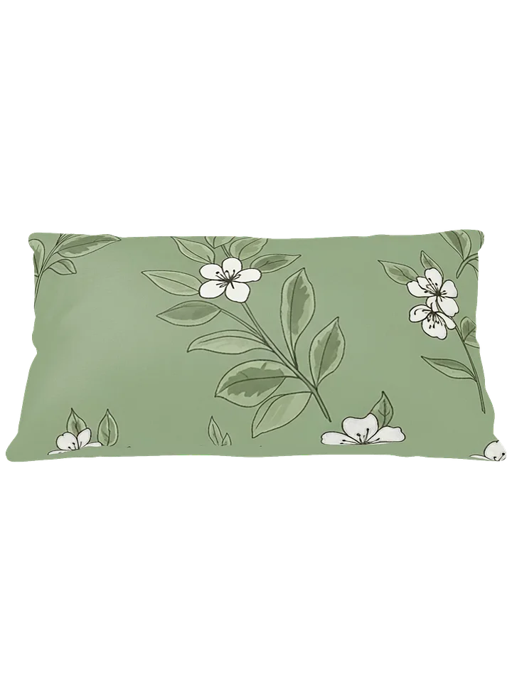 Green Floral All-Over Print Pillow product image (1)