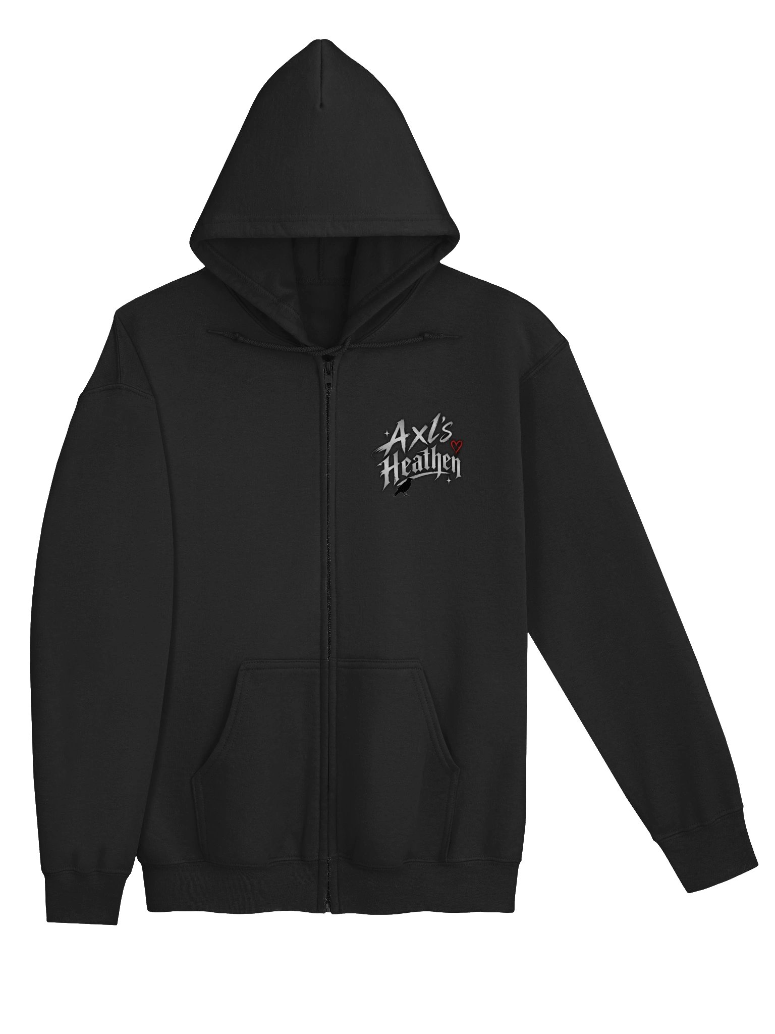 Axl's Little Heathen Zip-Up Hoodie product image (3)