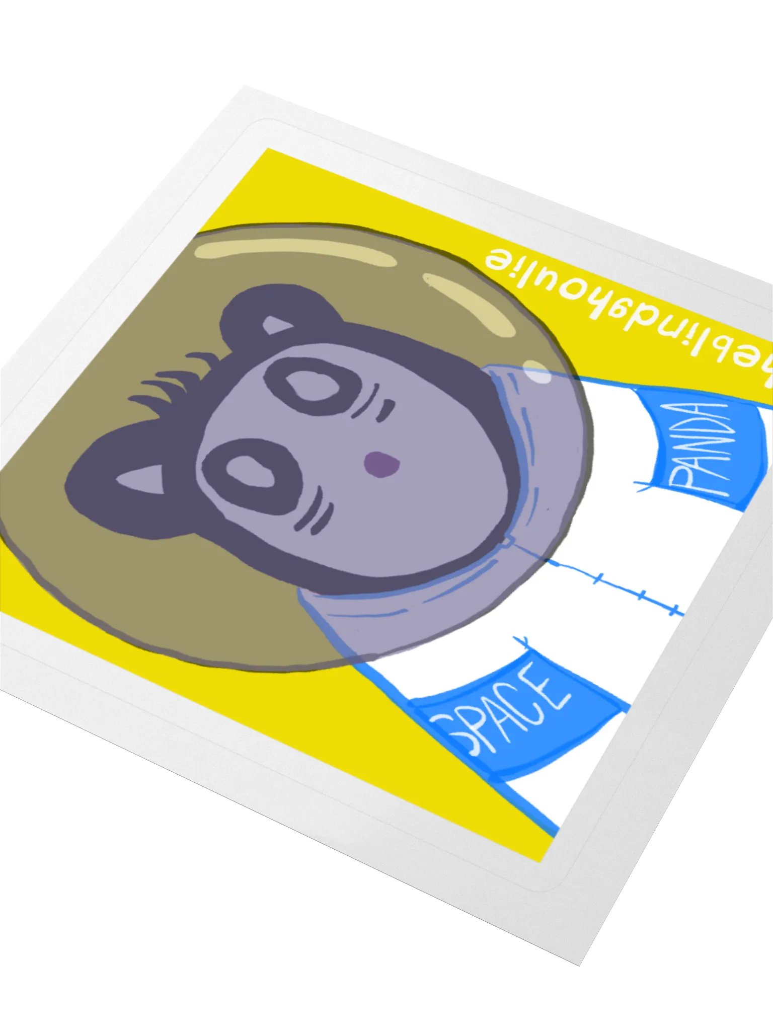 TBG Space Panda Logo Sticker product image (3)