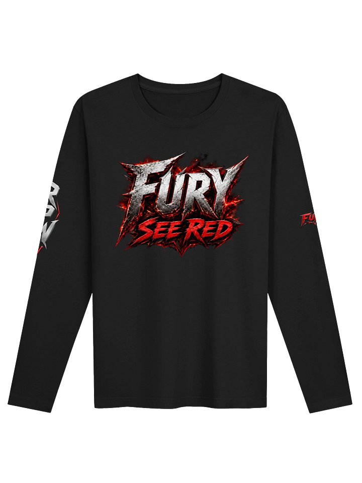 FURY SEE RED Fiery Logo Long Sleeve product image (2)