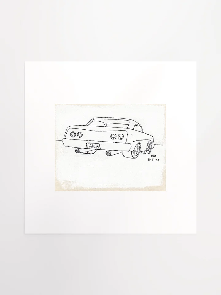 White Car #1 Print product image (2)