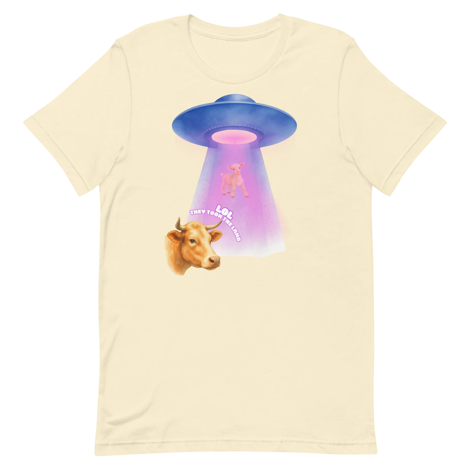 UFO Beam-Up Funny T-Shirt product image (2)