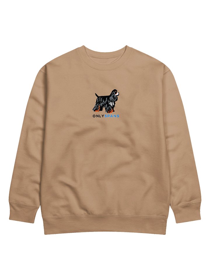 Only Spans Sweatshirt (Embroidered) of an American Cocker Spaniel(Tricolor) product image (6)