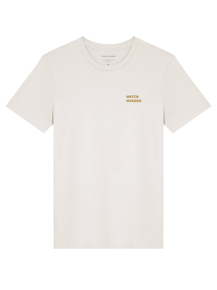 Standard Fit Light Cotton "Clockwork Beach" T-Shirt, Vintage White product image (2)