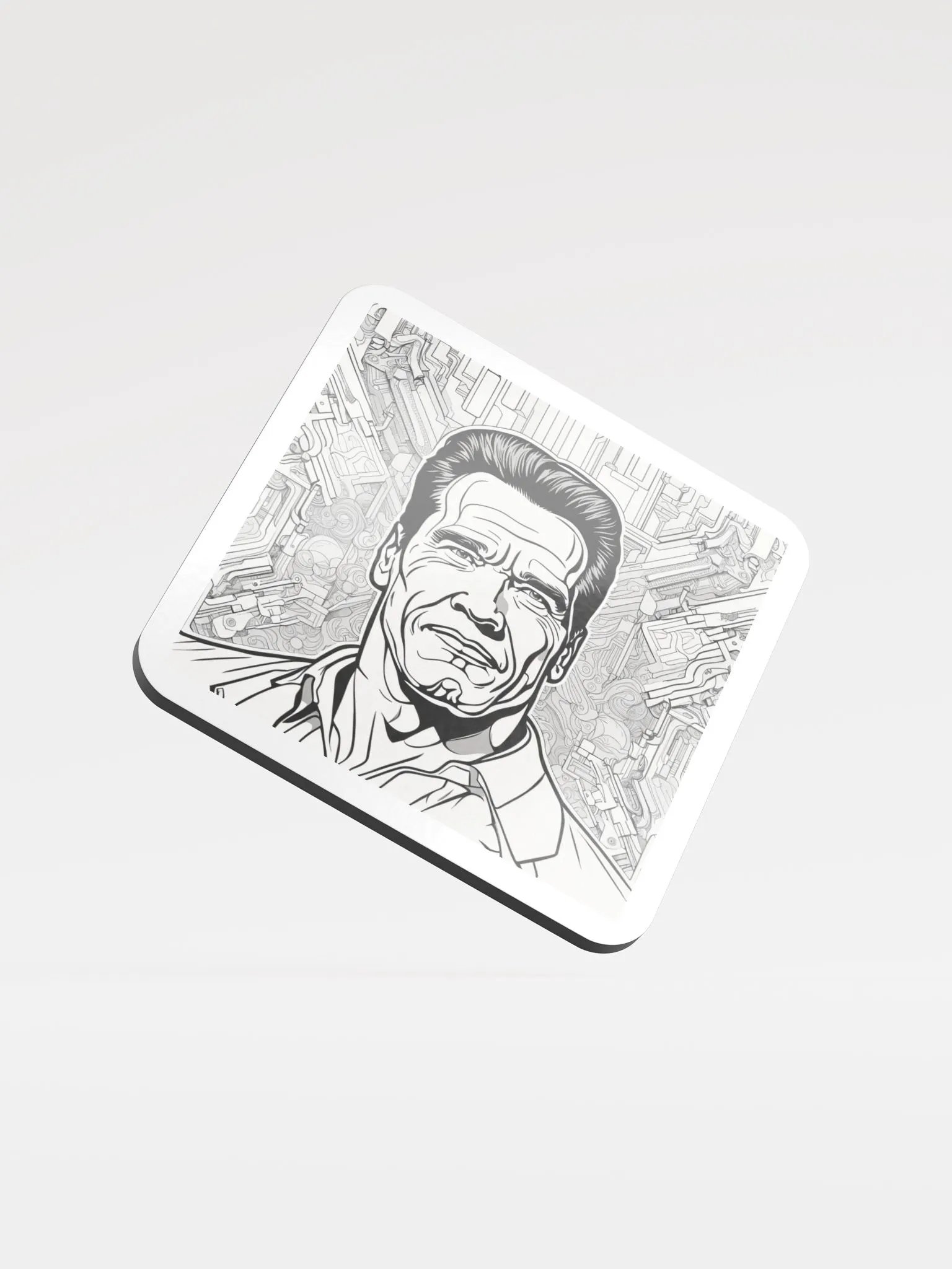 Futuristic Gentleman Coaster Set product image (1)