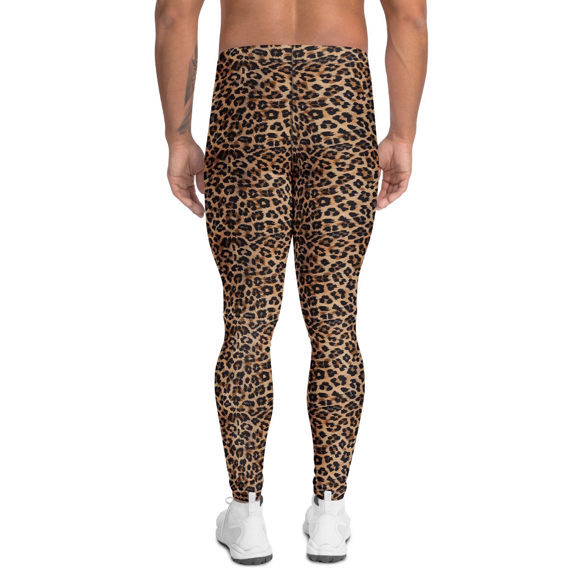 Comfortable Stylish Men’s Leopard Leggings product image (2)