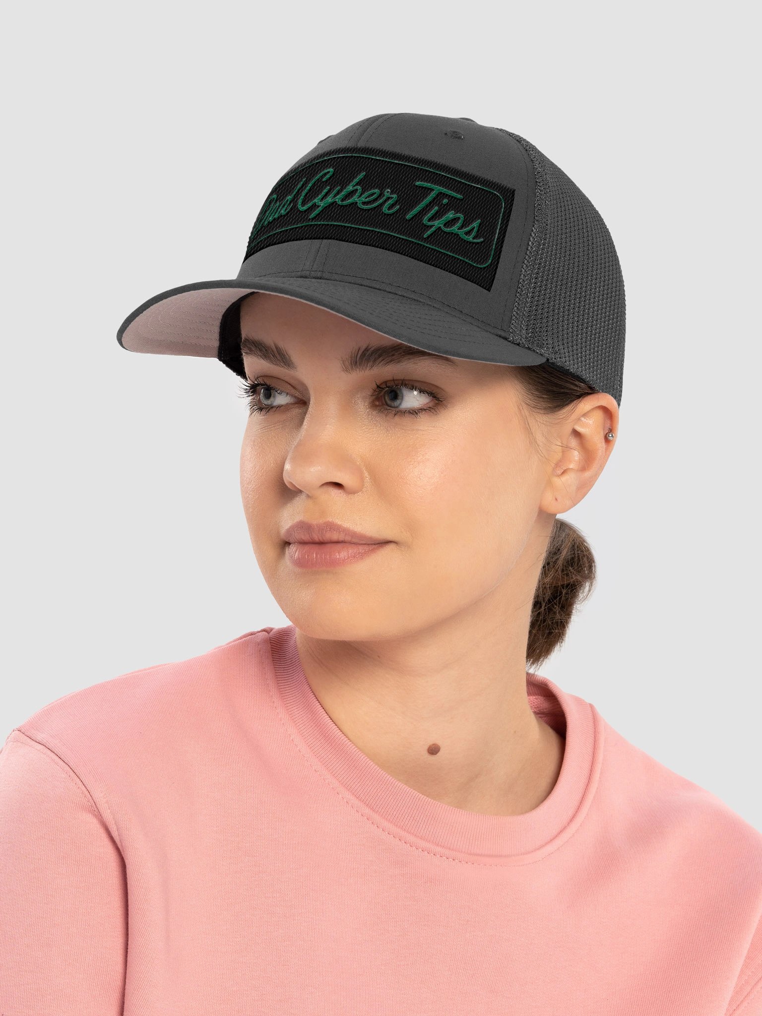 DadCyberTips Trucker Fitted hat product image (6)