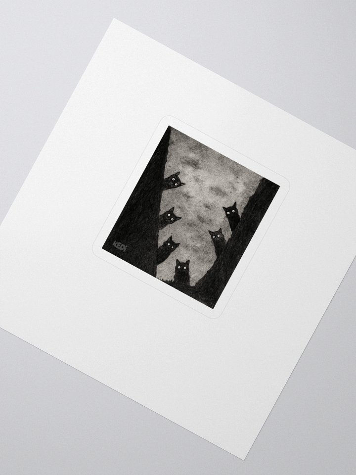 Mystical Feline Glare Stickers product image (2)