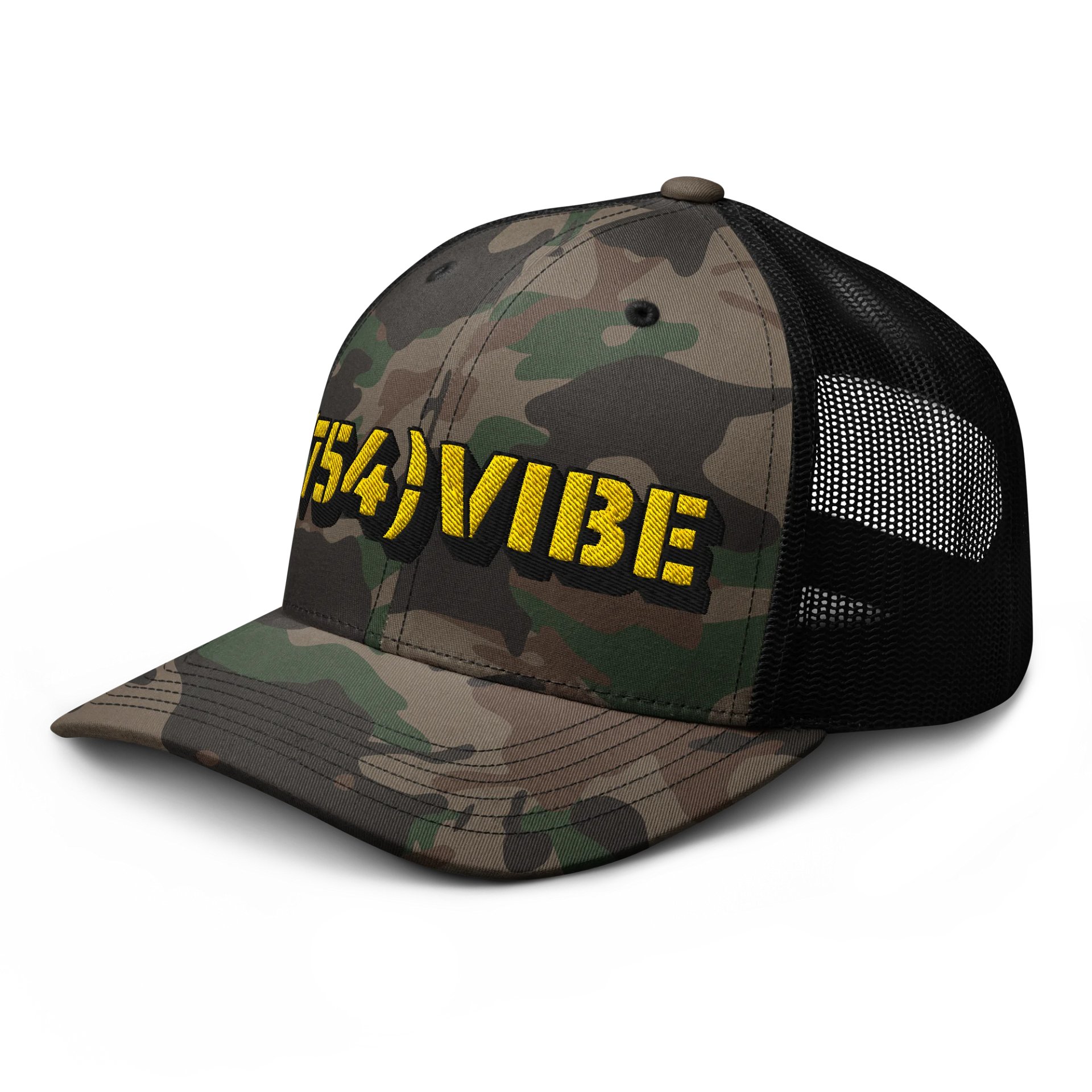 Vibrant Camo Vibe Trucker Hat product image (4)