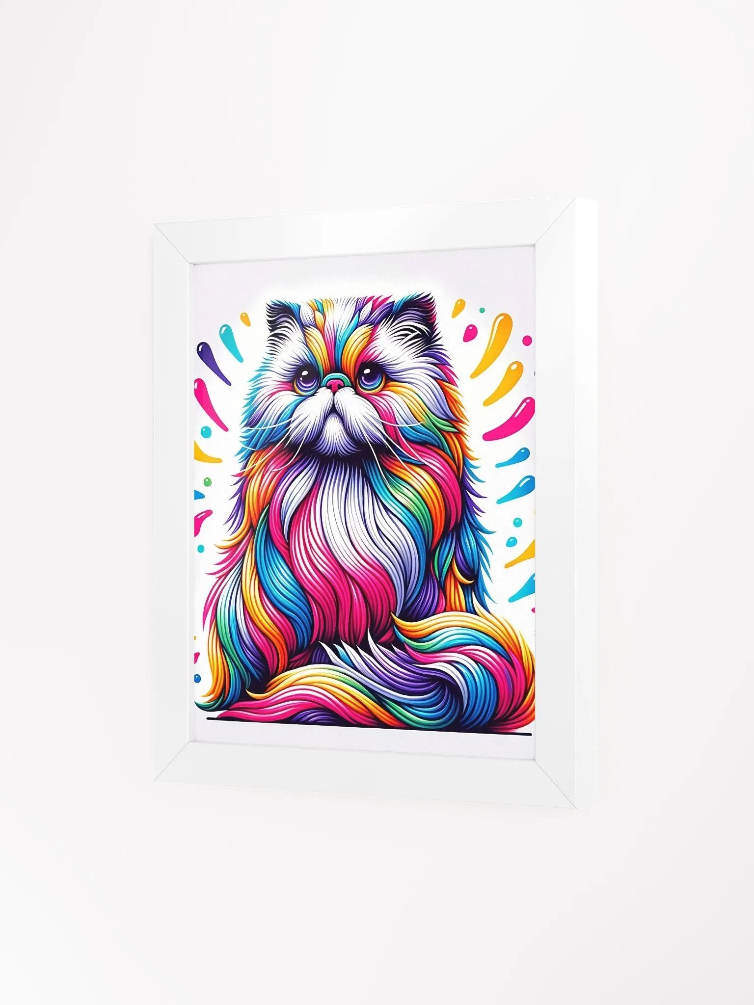 Framed High-Quality Matte Poster (in): Persian product image (51)