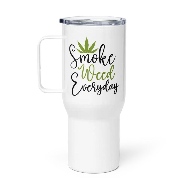 Smoke Weed Everyday - Travel Mug w/ Handle product image (1)