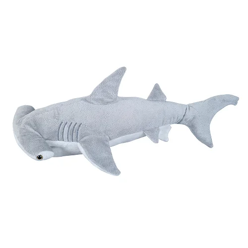 Cute 19" Hammerhead Shark Plush - Soft Stuffed Anime Style Ocean Predator Toy product image (1)