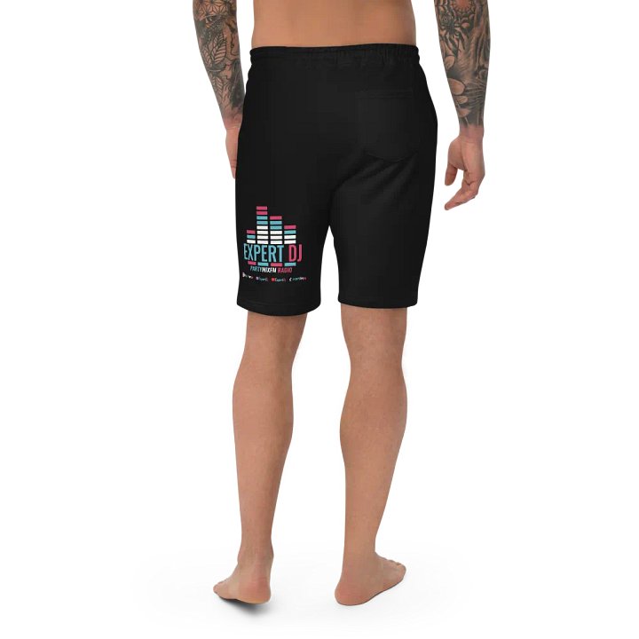 Men's Fleece Shorts - Comfy & Stylish Black product image (2)