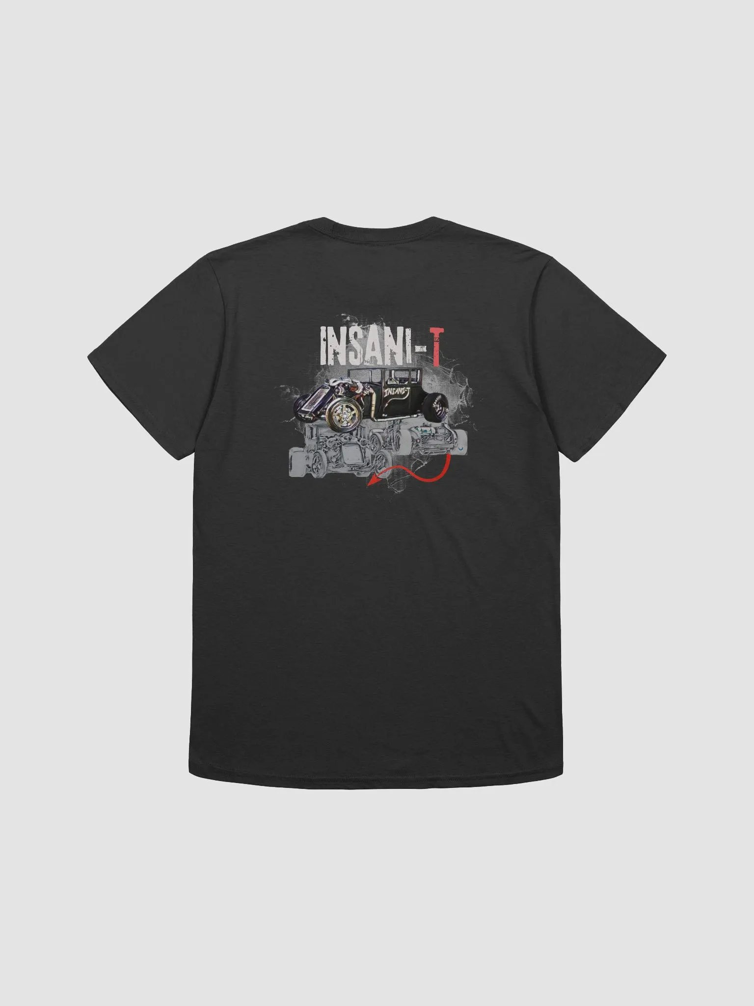 Insani-T Black T-Shirt product image (2)