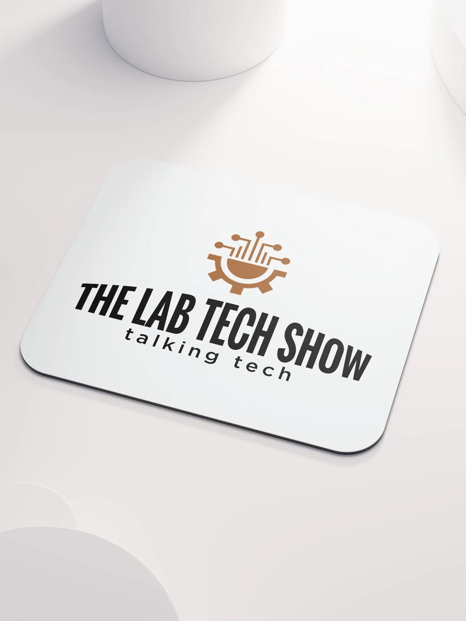 Lab Tech Show Mouse Pad Brown, Black, & White product image (3)