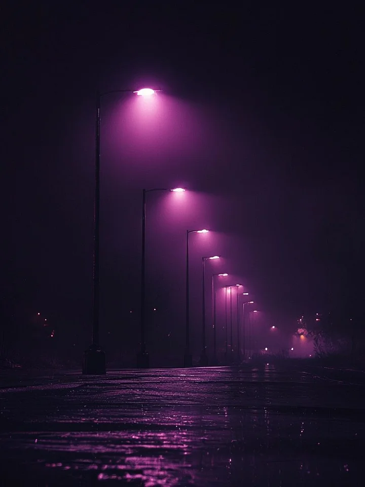 Purple Haze Pathway Framed Poster product image (1)