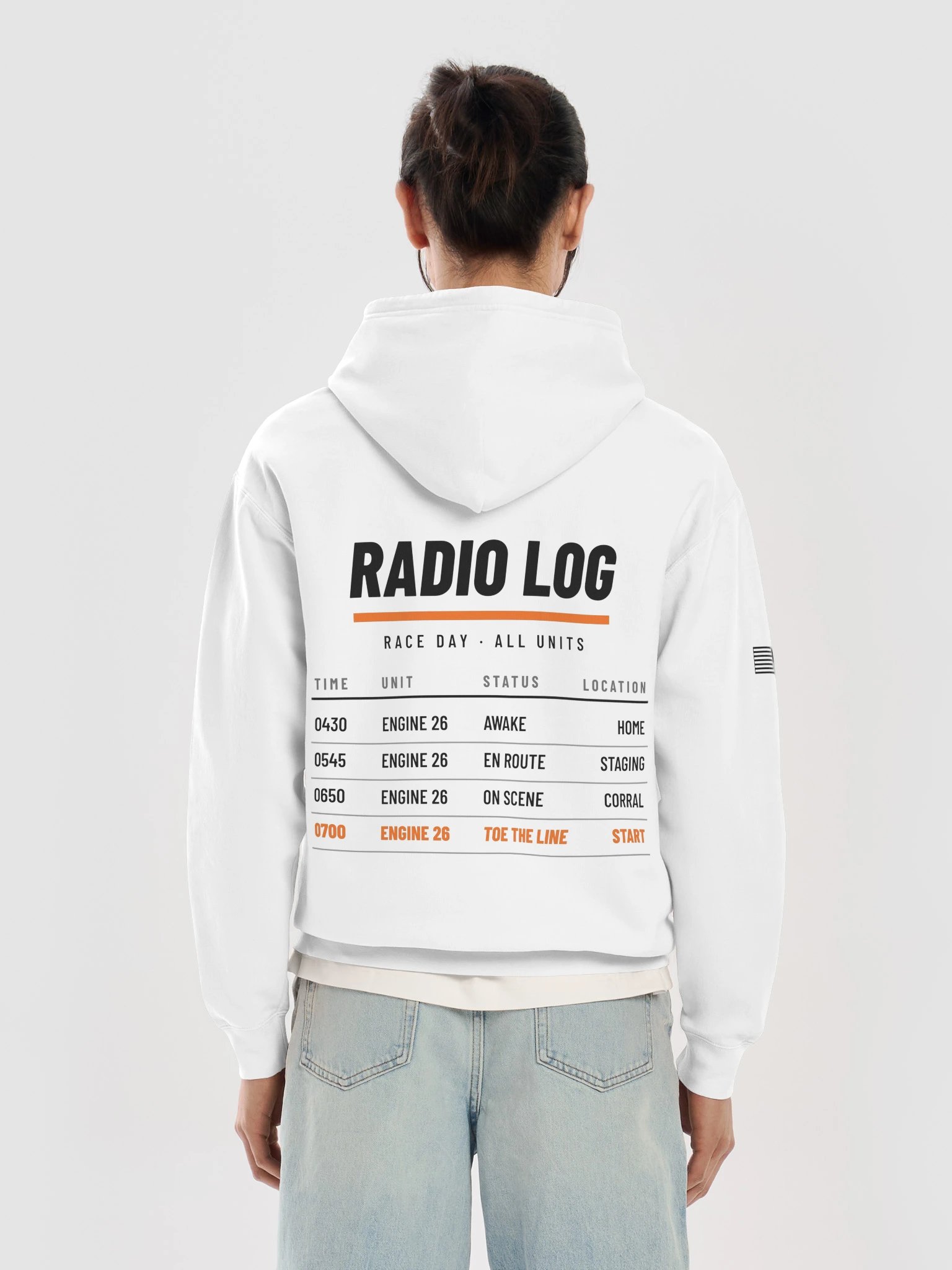 Radio Log Hoodie: Engine 26 product image (16)