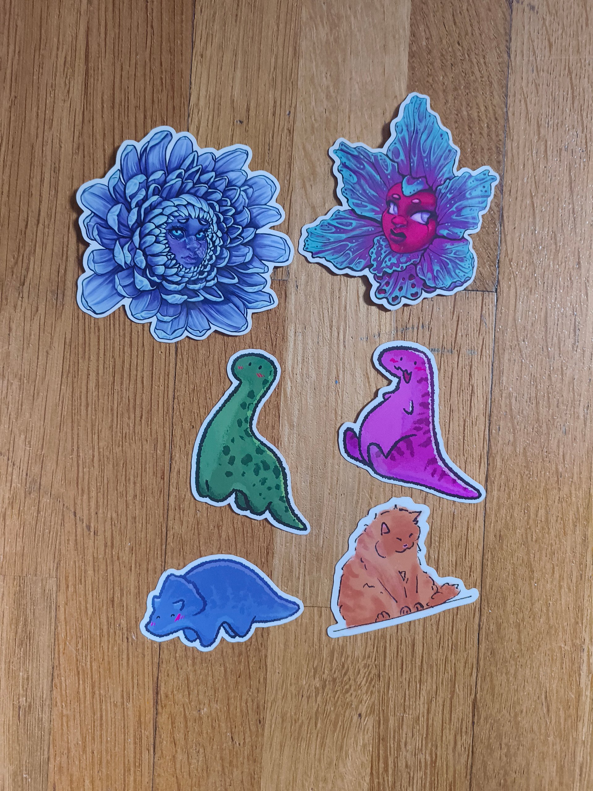 Individual stickers (Original art) | idrawsoimadrawer