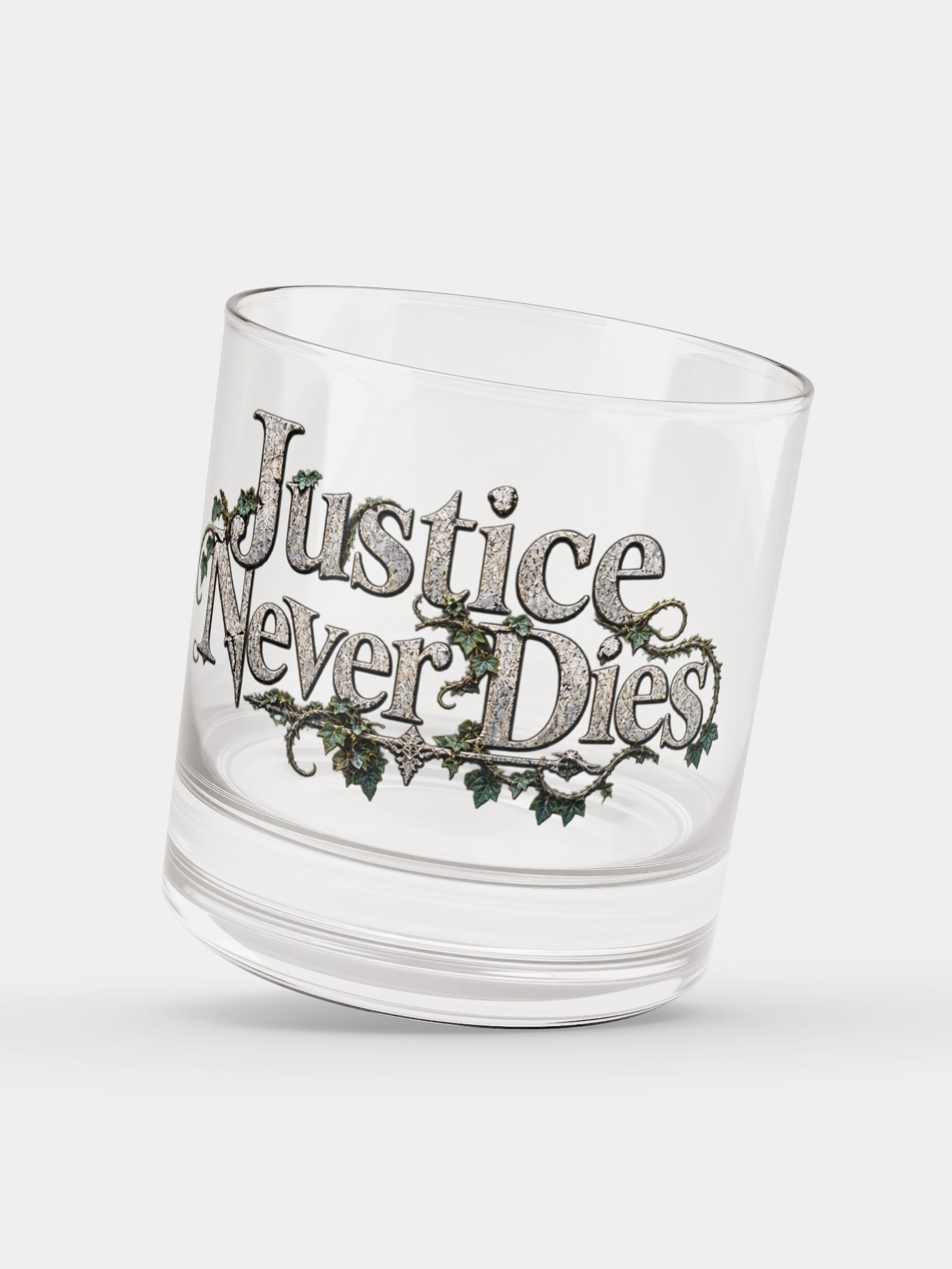 Justice Never Dies TCF Halloween Edition Rocks Glass product image (4)