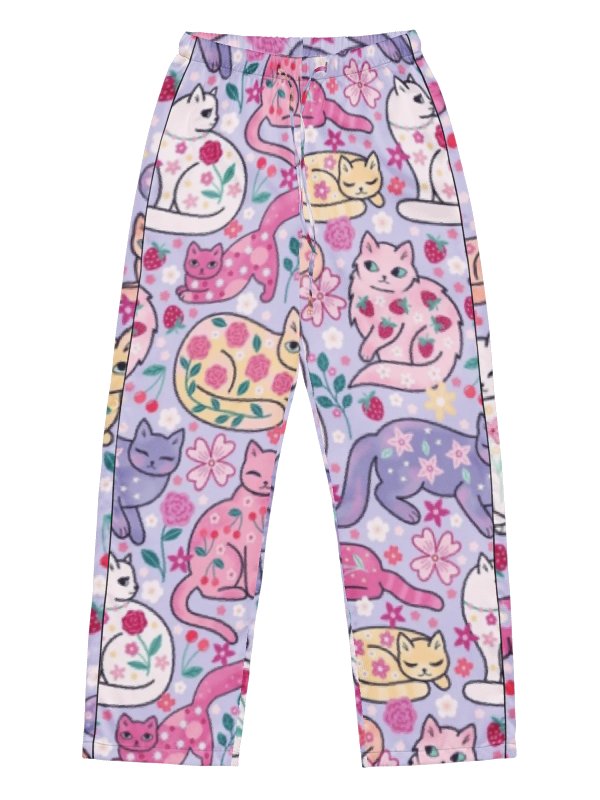 Whimsical Cat Garden Pajama Pants product image (3)