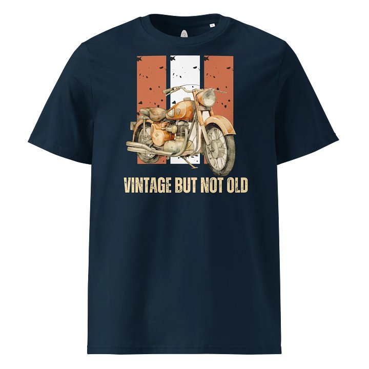 Vintage but not old organic unisex shirt product image (13)