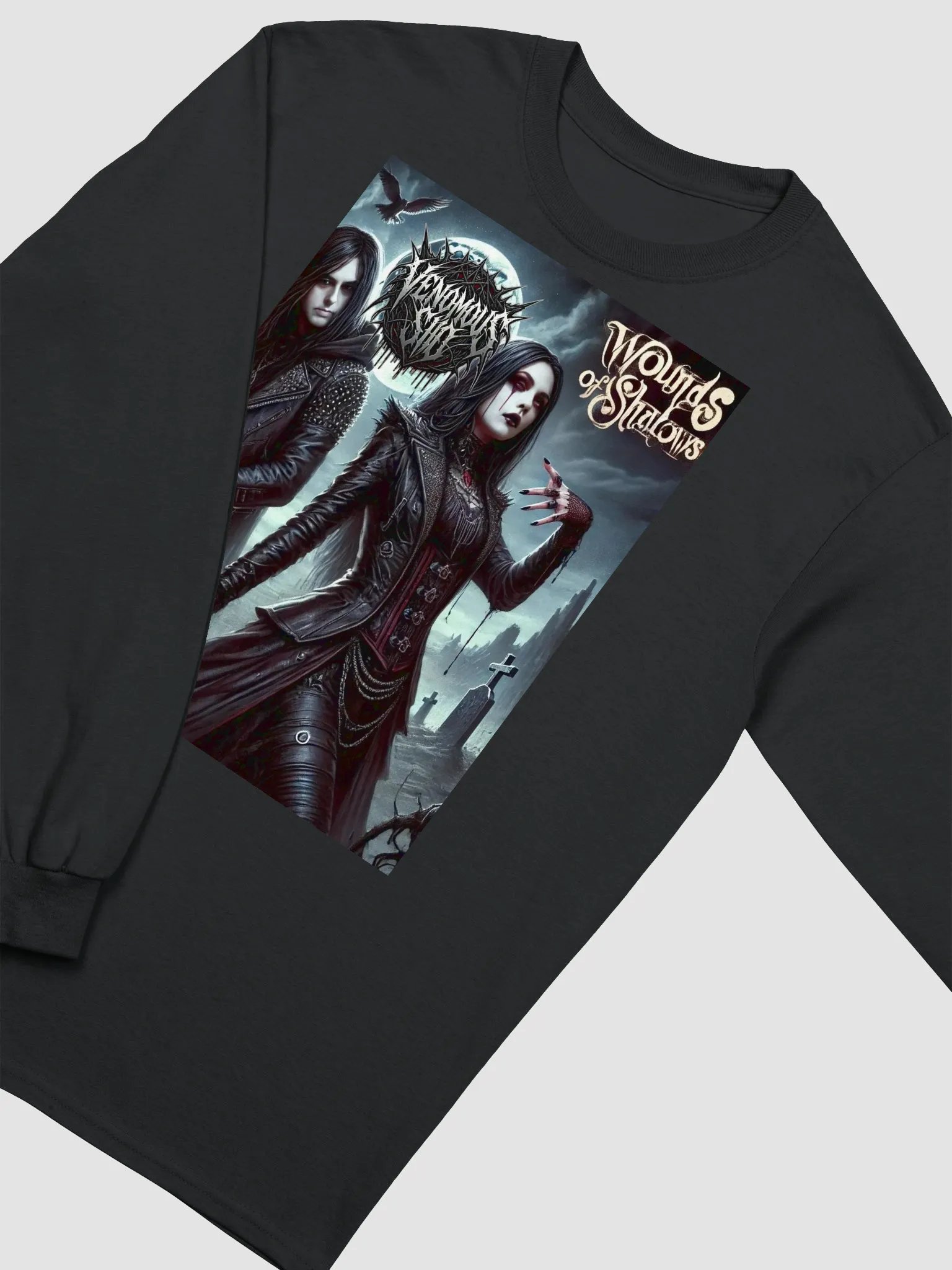 Wounds of Shadows Essential Cotton Comfort Long Sleeve product image (3)