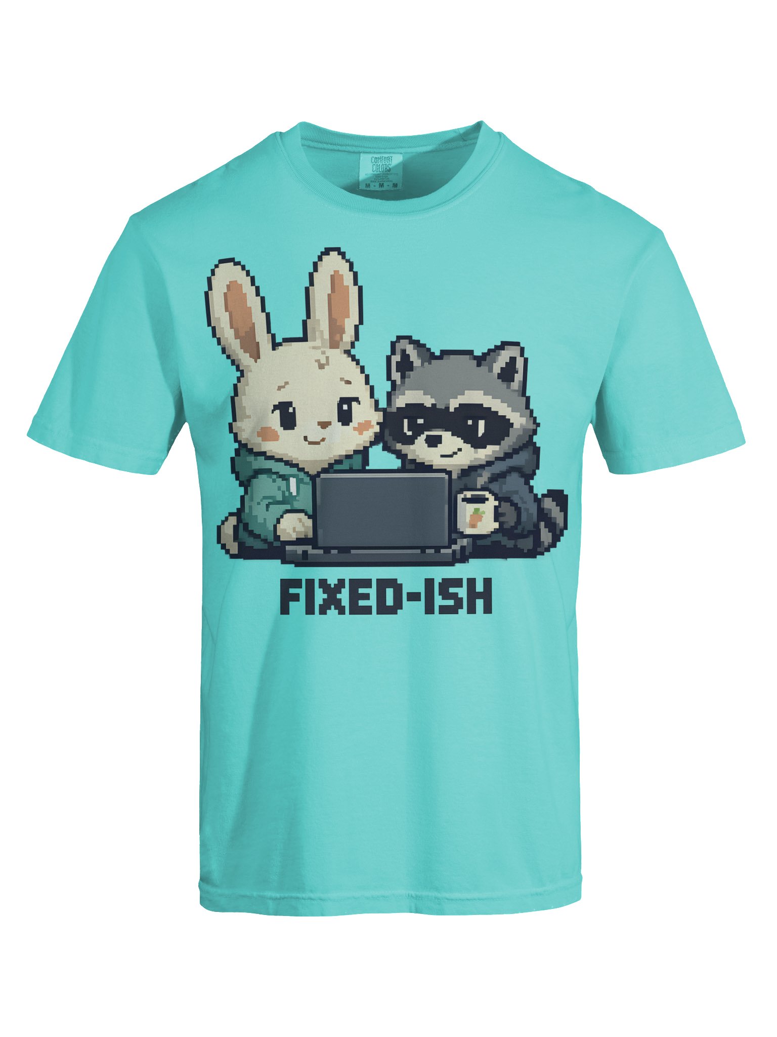 Fixed-ish Rabbit & Raccoon T-Shirt product image (7)