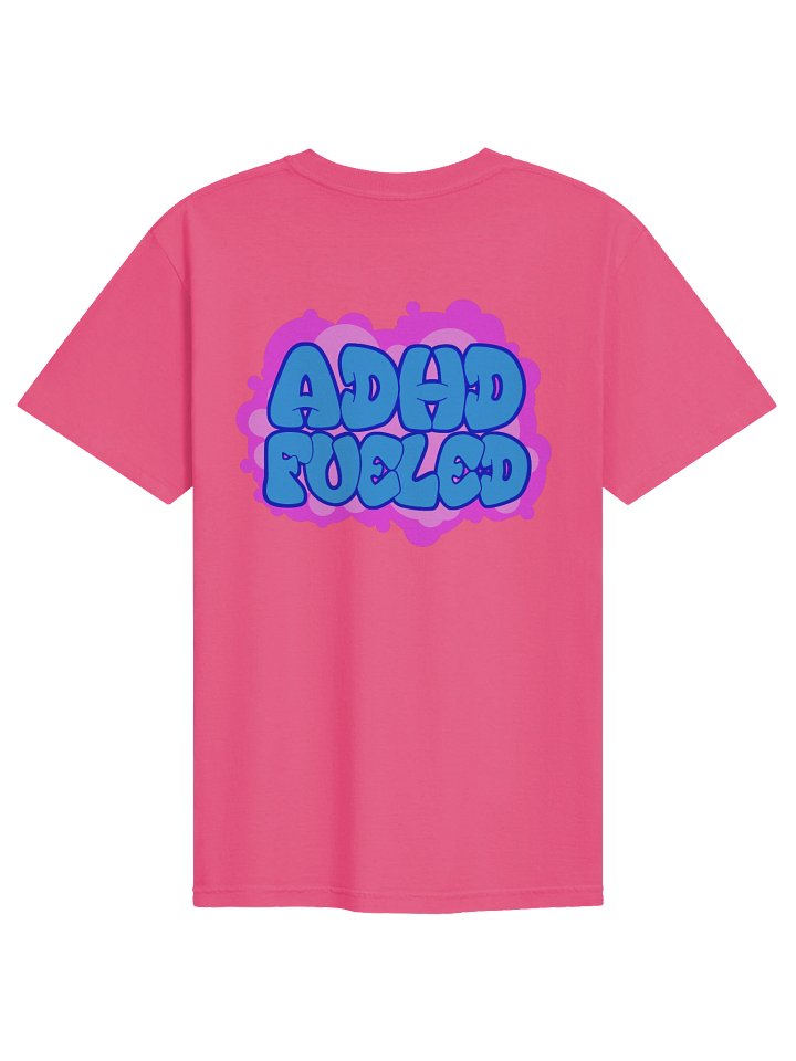 ADHD FUELED Bubble Font Front And Back T-Shirt product image (2)