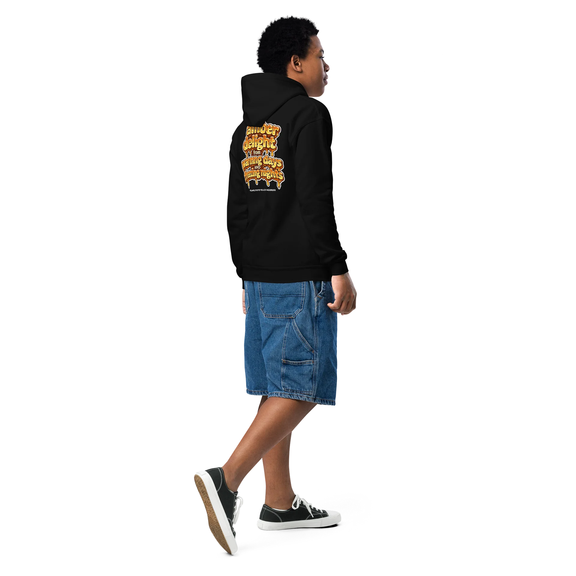 Kids Respect the Drip Maple Sryup Hoodie product image (25)