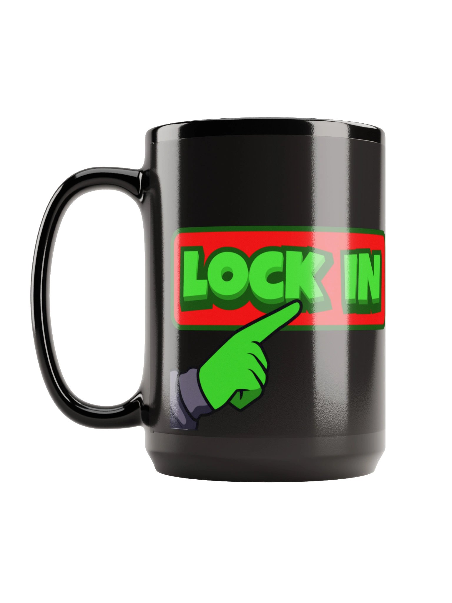 Lock In Mug (Black) product image (1)