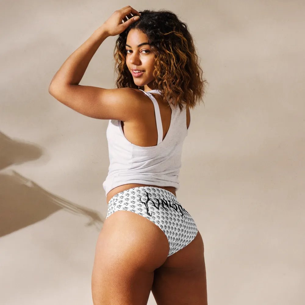 YN Checker Print High Waisted Bikini Bottom product image (9)