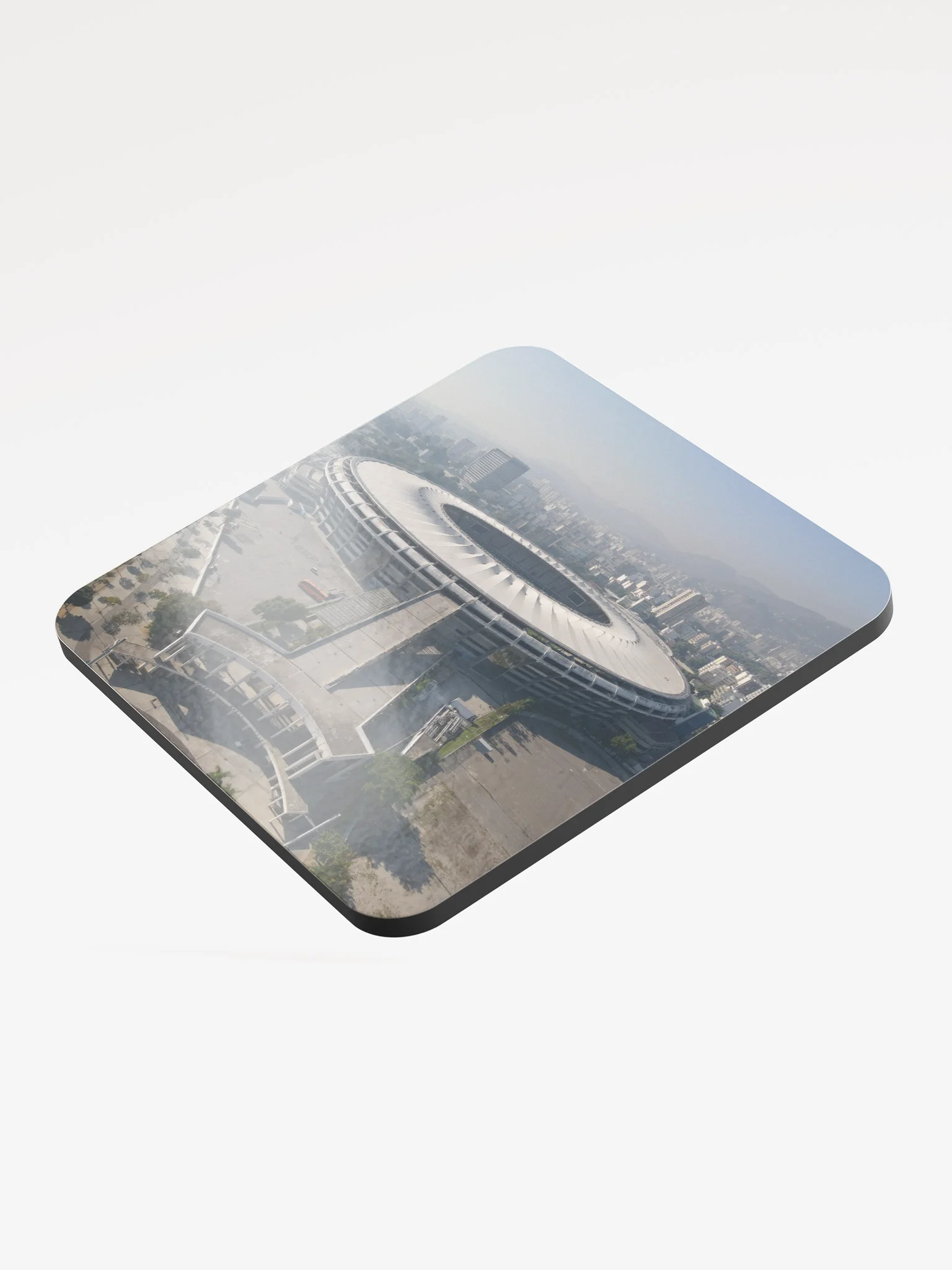 Maracanã – Glossy Cork Coaster /Porta-Copo de Cortiça (EN/BR) product image (3)